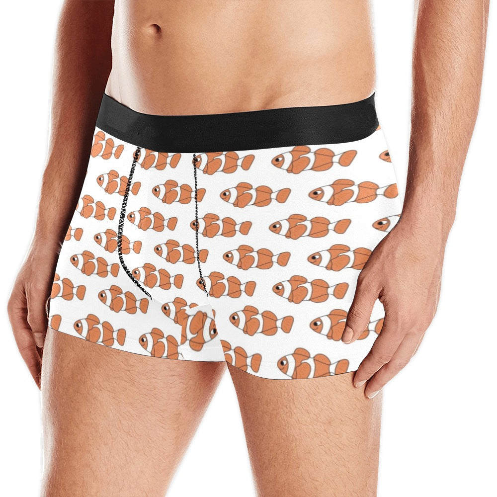 Clown Fish Pattern Print Design 05 Men's All Over Print Boxer Briefs Men's Underwear