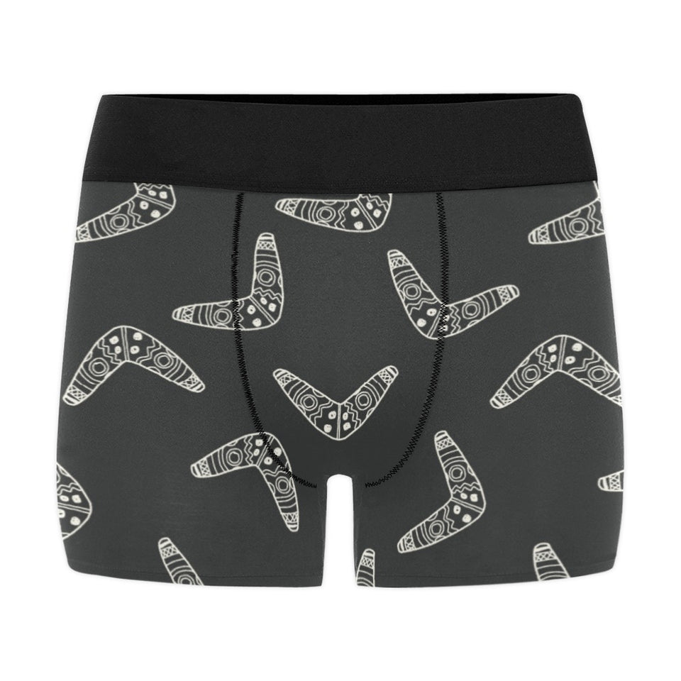 Hand drawn boomerang Australian aboriginal ornamen Men's All Over Print Boxer Briefs Men's Underwear