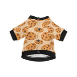 Cookie pattern All Over Print Pet Dog Round Neck Fuzzy Shirt