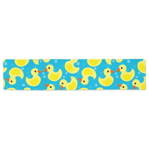 Duck Pattern Print Design 04 Table Runner