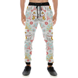 Maneki neko cat fan sakura Unisex Casual Sweatpants