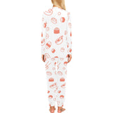 Sushi pattern Women's All Over Print Pajama Set