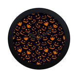 Halloween pattern Pumpkin background Elegant Black Wall Clock