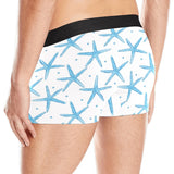 Watercolor starfish pattern Men's All Over Print Boxer Briefs Men's Underwear