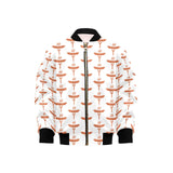 Sausage Pattern Print Design 05 Kids' Boys' Girls' Bomber Jacket