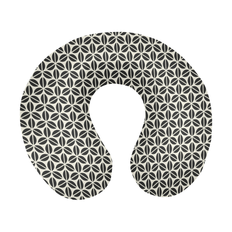 Coffee bean abstract modern pattern U-Shaped Travel Neck Pillow