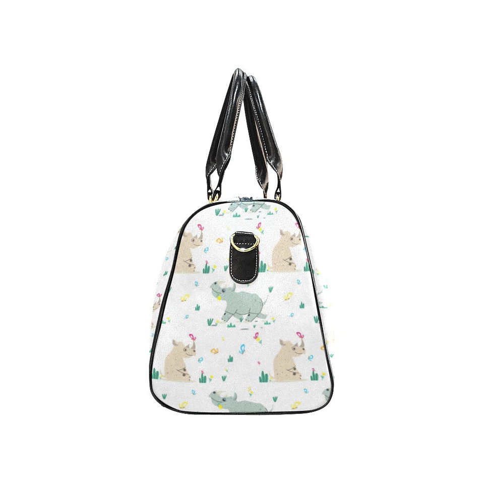 Cute Rhino pattern Travel Bag