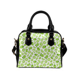 Lime design pattern Shoulder Handbag