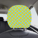 Duck Pattern Print Design 03 Car Headrest Cover