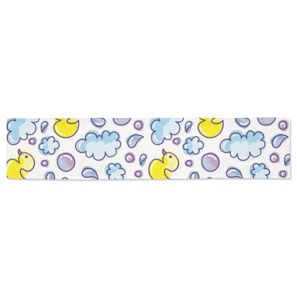 Duck Pattern Print Design 01 Table Runner