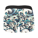 Japanese wave pattern Men's All Over Print Boxer Briefs Men's Underwear