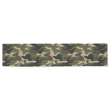 Dark Green camouflage pattern Table Runner