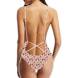 Colorful Maple Leaf pattern Women's One-Piece Swimsuit
