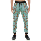 Monkey Palm tree background Unisex Casual Sweatpants