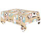 Cow bottle of milk pattern Tablecloth