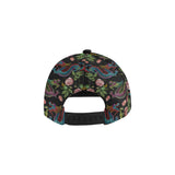 Dragons flower pattern All Over Print Snapback Cap