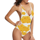 Cheese slice pattern Women's One-Piece Swimsuit