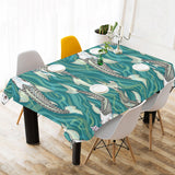 Koi Fish Carp Fish lotus pattern Tablecloth