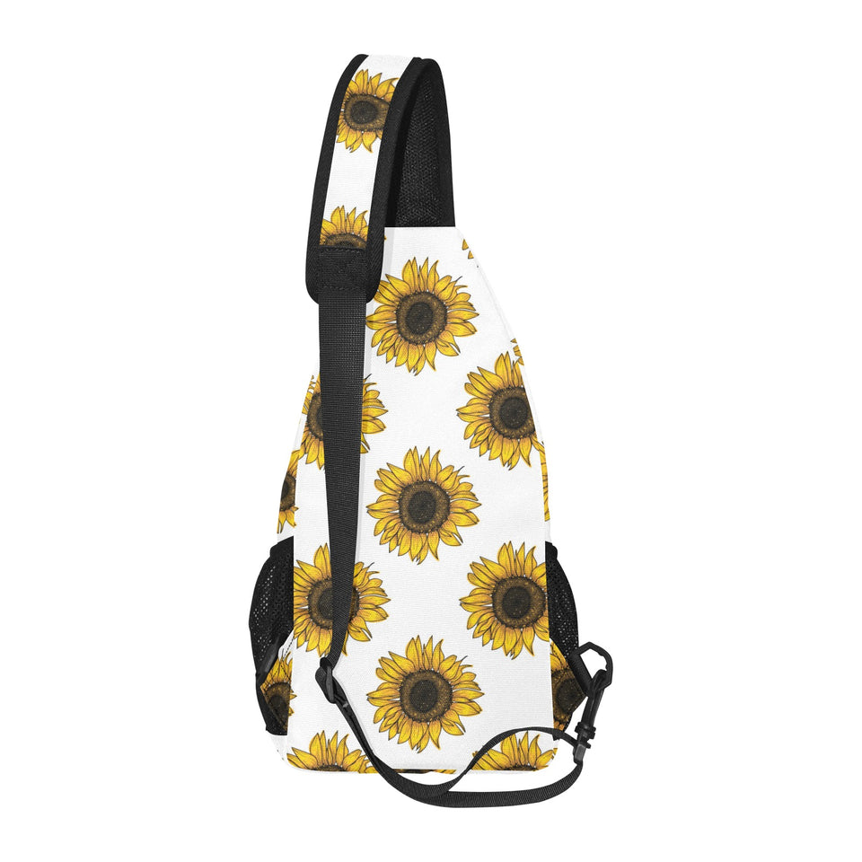 sunflowers design pattern All Over Print Chest Bag