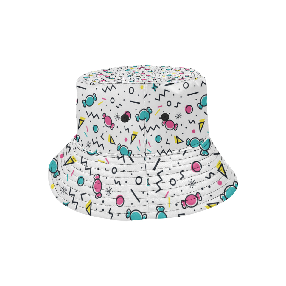 Candy design pattern Unisex Bucket Hat