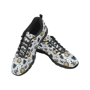 Lion Pattern Print Design 05 Men's Breathable Sneakers ( Model 055)