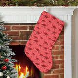 Ostrich Pattern Print Design 03 Christmas Stocking