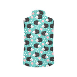 Hedgehog Pattern Print Design 03 Men's Padded Vest