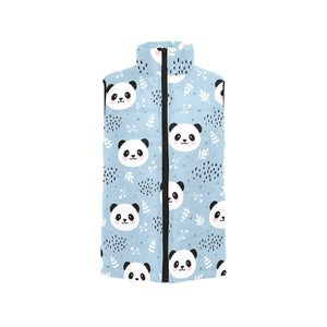 Cute panda pattern Men's Padded Vest