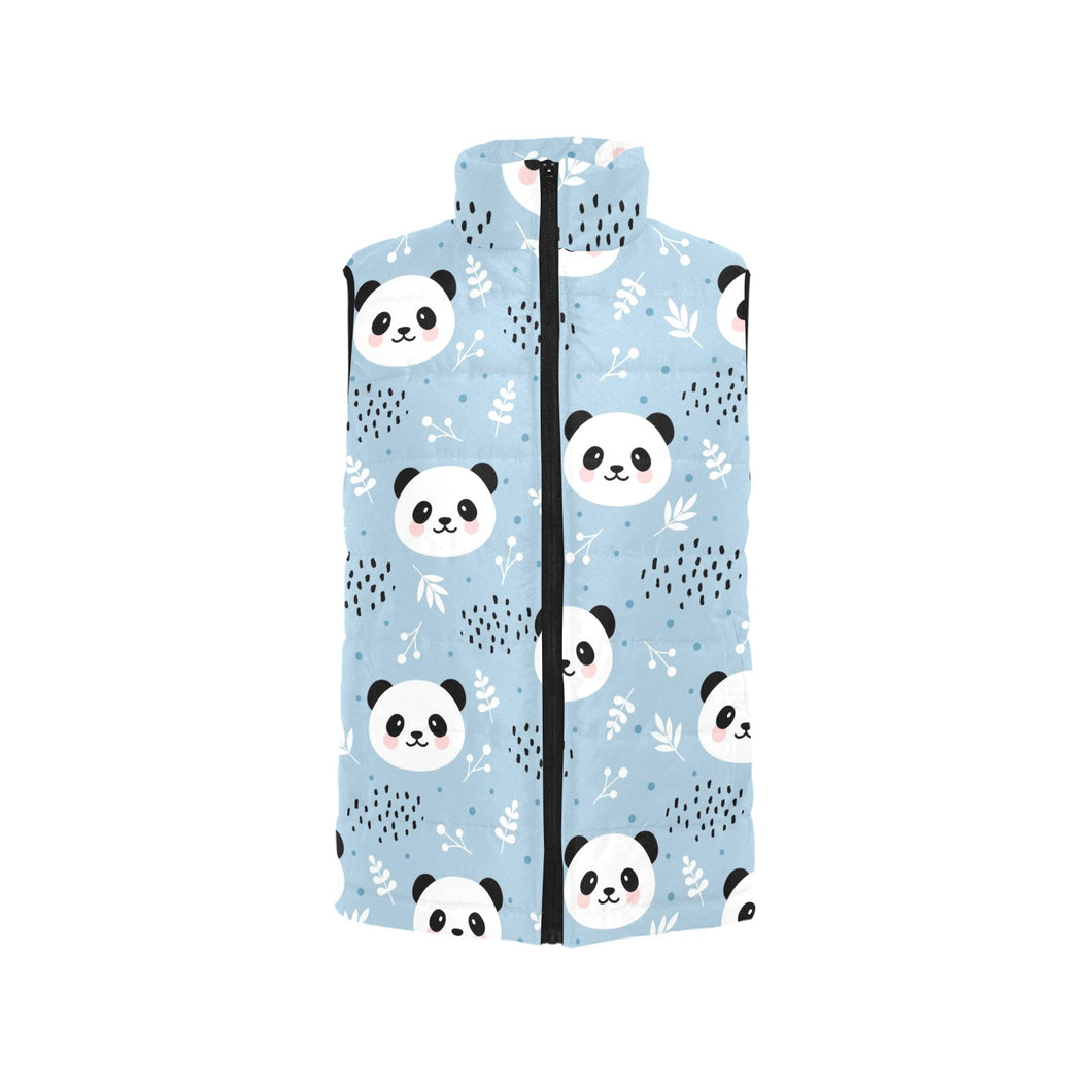 Cute panda pattern Men's Padded Vest