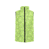 Slices of Lime pattern Men's Padded Vest