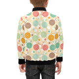 Bicycle Pattern Print Design 01 Kids' Boys' Girls' Bomber Jacket
