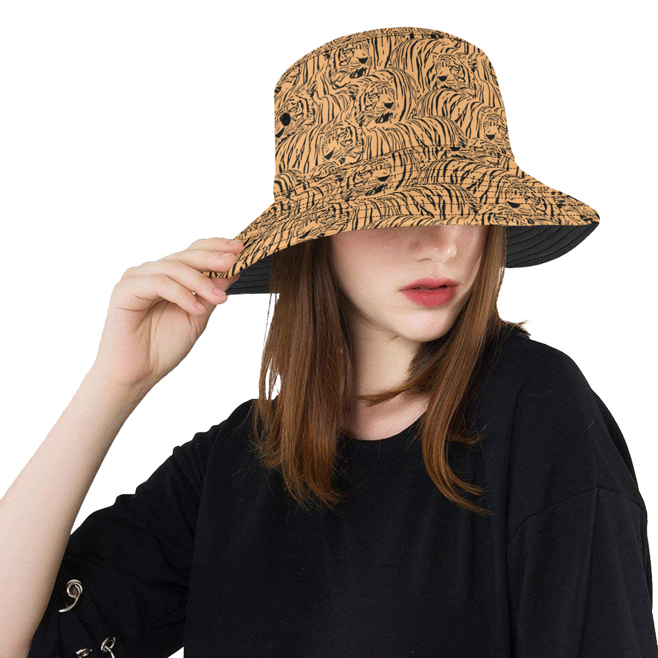Bengal tigers pattern Unisex Bucket Hat