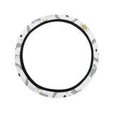 Siberian Husky design pattern Car Steering Wheel Cover