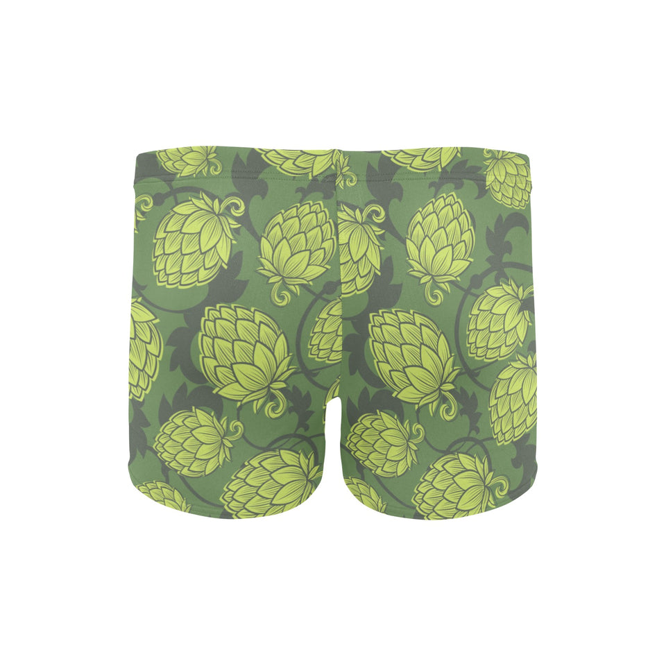 Hop pattern Hop cone background Men's Swimming Trunks