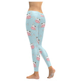 Cute cow flower pattern Women's Legging Fulfilled In US