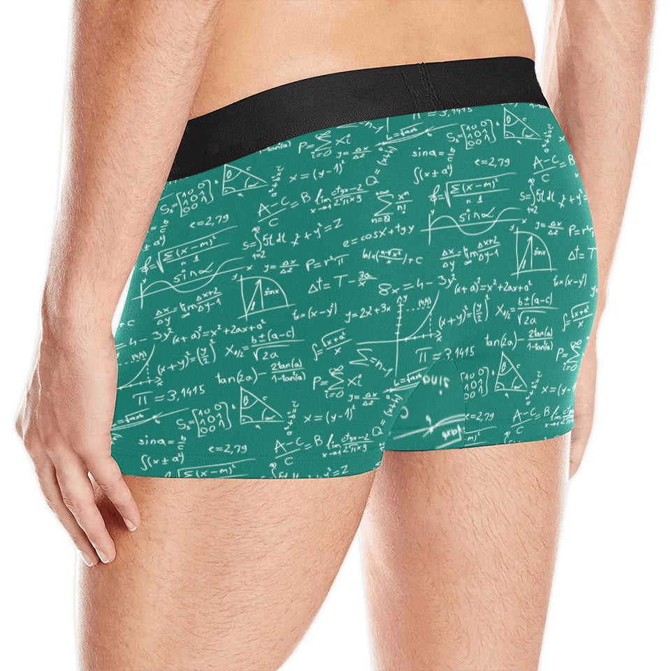 Math Pattern Print Design 01 Men's All Over Print Boxer Briefs Men's Underwear