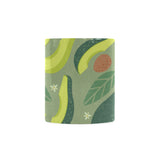 Avocado pattern Classical White Mug (Fulfilled In US)