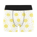 hand drawn sun pattern Men's All Over Print Boxer Briefs Men's Underwear