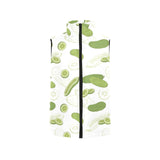 Cucumber sketch pattern Women's Padded Vest