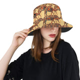 Camel polynesian tribal design pattern Unisex Bucket Hat