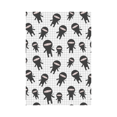 Ninja pattern plaid background House Flag Garden Flag