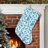 Coral Reef Pattern Print Design 01 Christmas Stocking