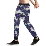 Hand drawn cute unicorn star planet Unisex Casual Sweatpants
