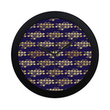 Beautiful japanese fan pattern Elegant Black Wall Clock