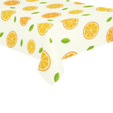oranges leaves pattern Tablecloth
