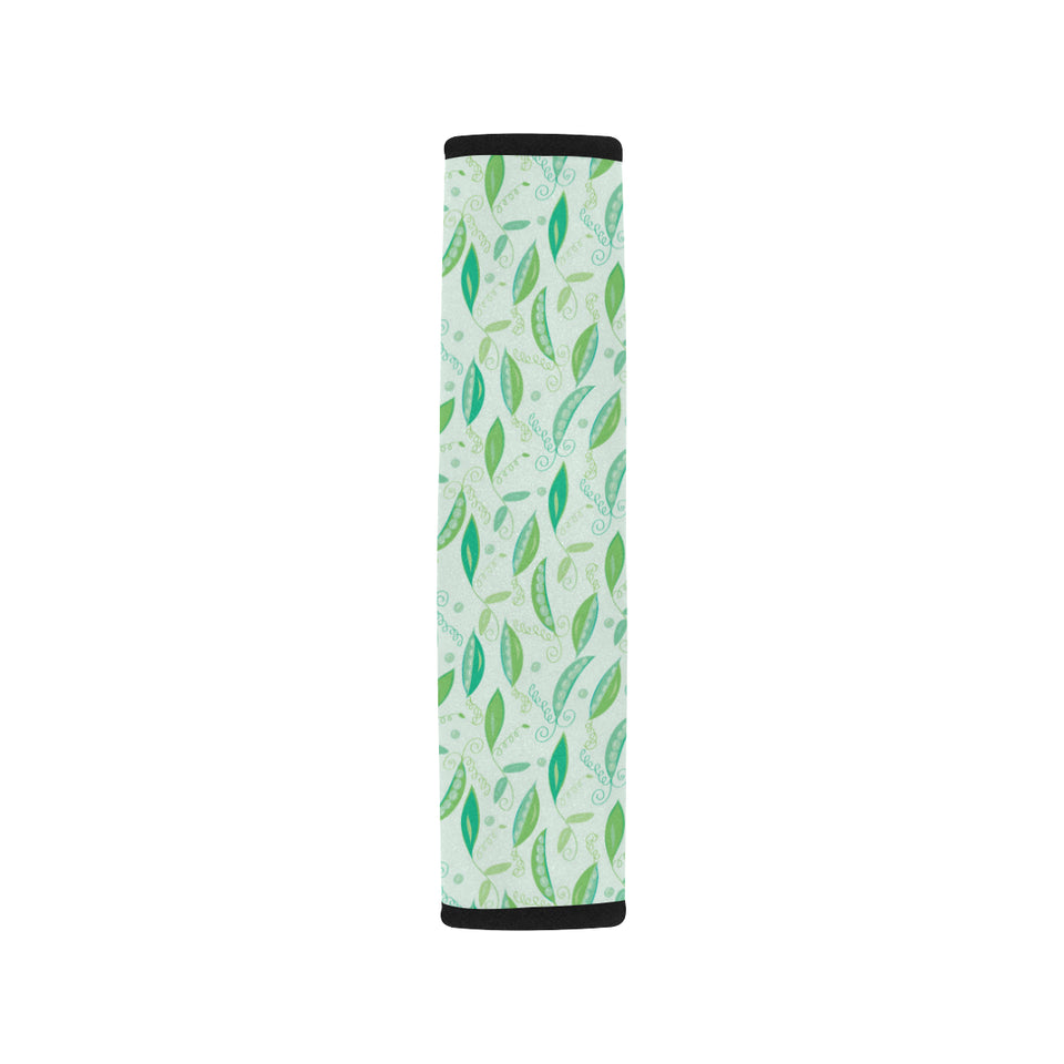Green Peas Pattern Print Design 01 Car Seat Belt Cover