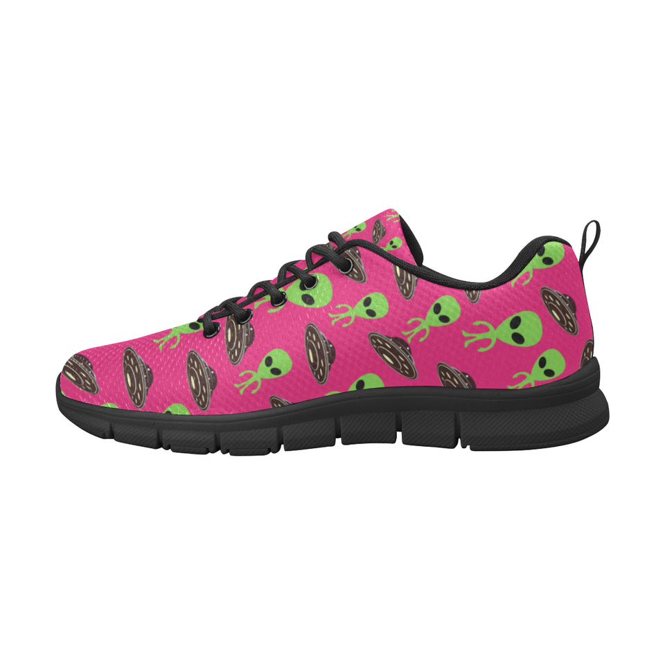 Alien Pattern Print Design 03 Men's Breathable Sneakers ( Model 055)