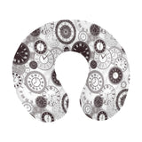 Classic vintage clock pattern U-Shaped Travel Neck Pillow