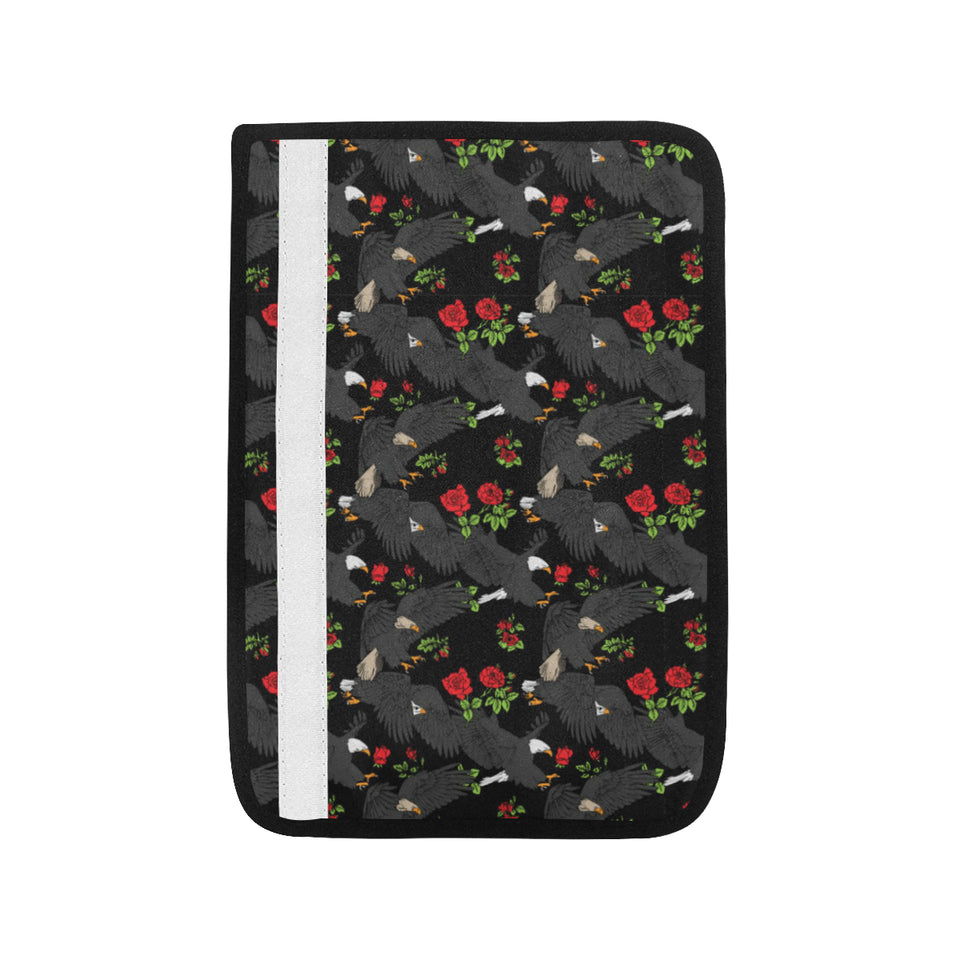 Eagle Pattern Print Design 04 Car Seat Belt Cover