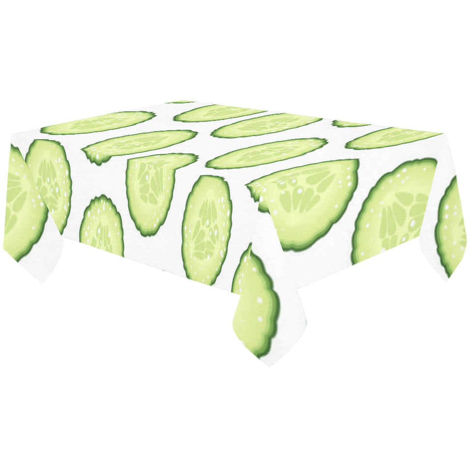 Cucumber slices pattern Tablecloth